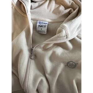 Born Cozy Pullover Slightly Cropped with 3/4 Zipper Size Small